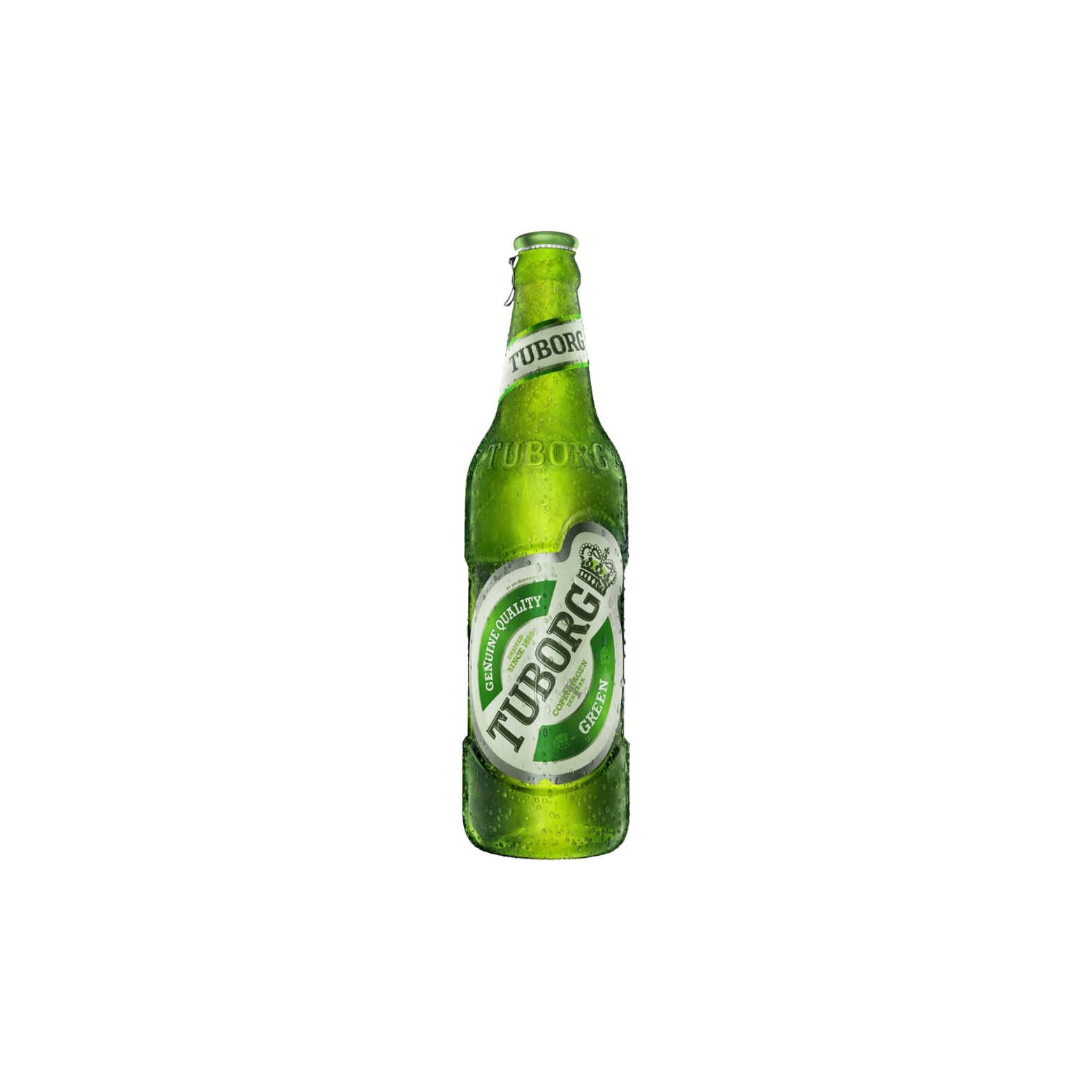 Left Tuborg Bottle